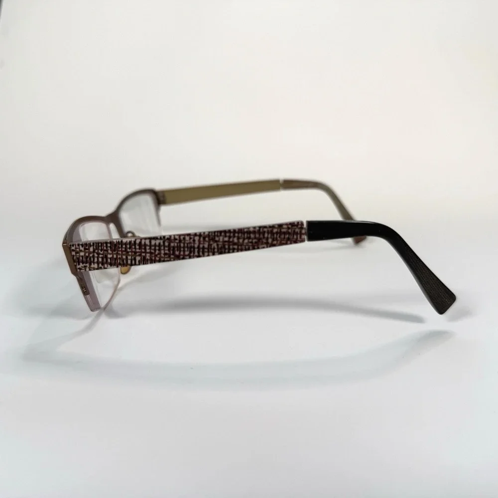 Jean LaFont Harmonie‎ 436 Eyeglasses Frame Only 51-17-135 Womens France Half Rim